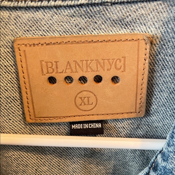 Denim Jacket with Frayed Hem - Picture 3 of 7